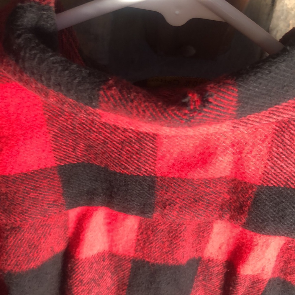 Men’s Y2k fall Buffalo plaid western USA button down shacket flannel shirt - Picture 11 of 11